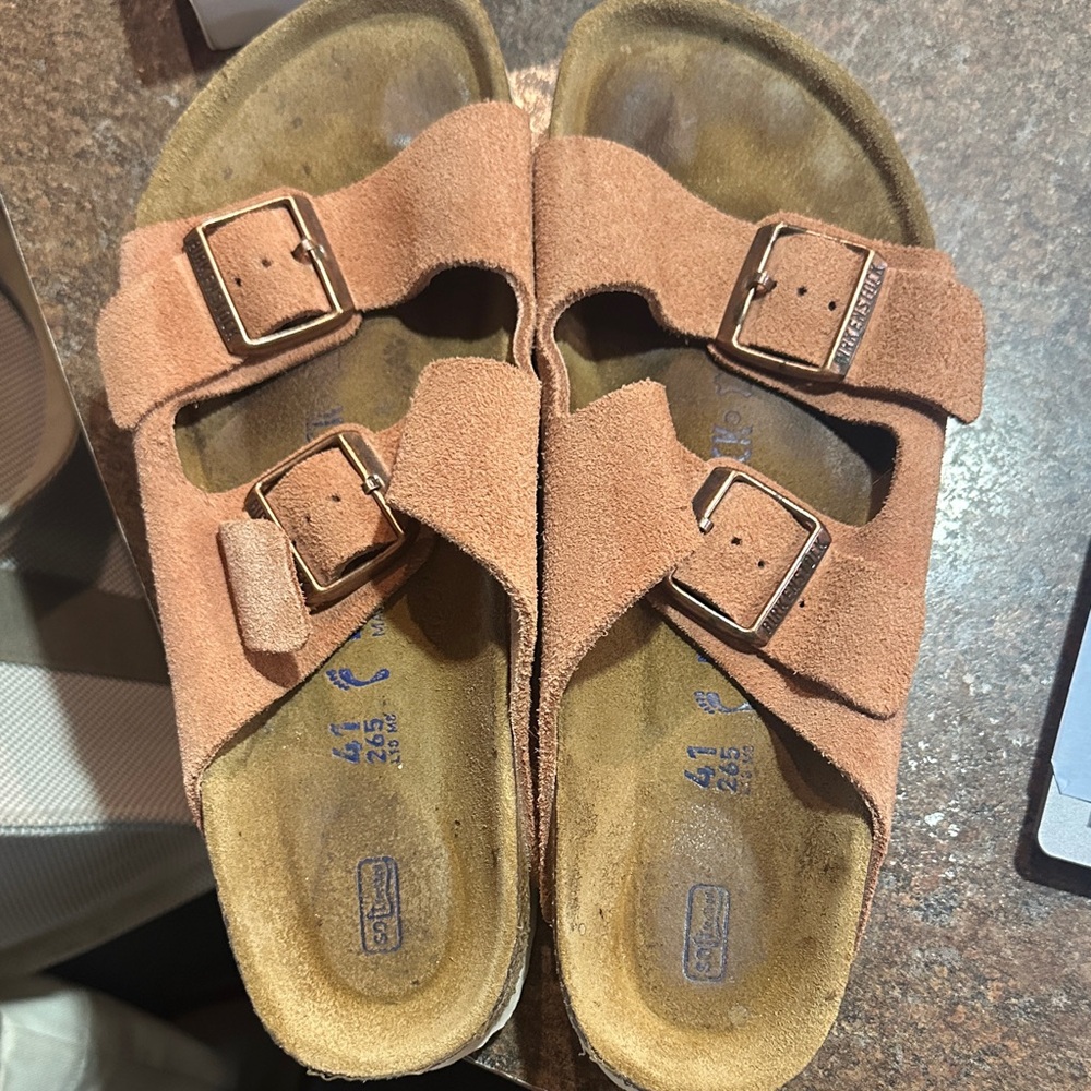 Birkenstock Kids Sandals - Tan Suede